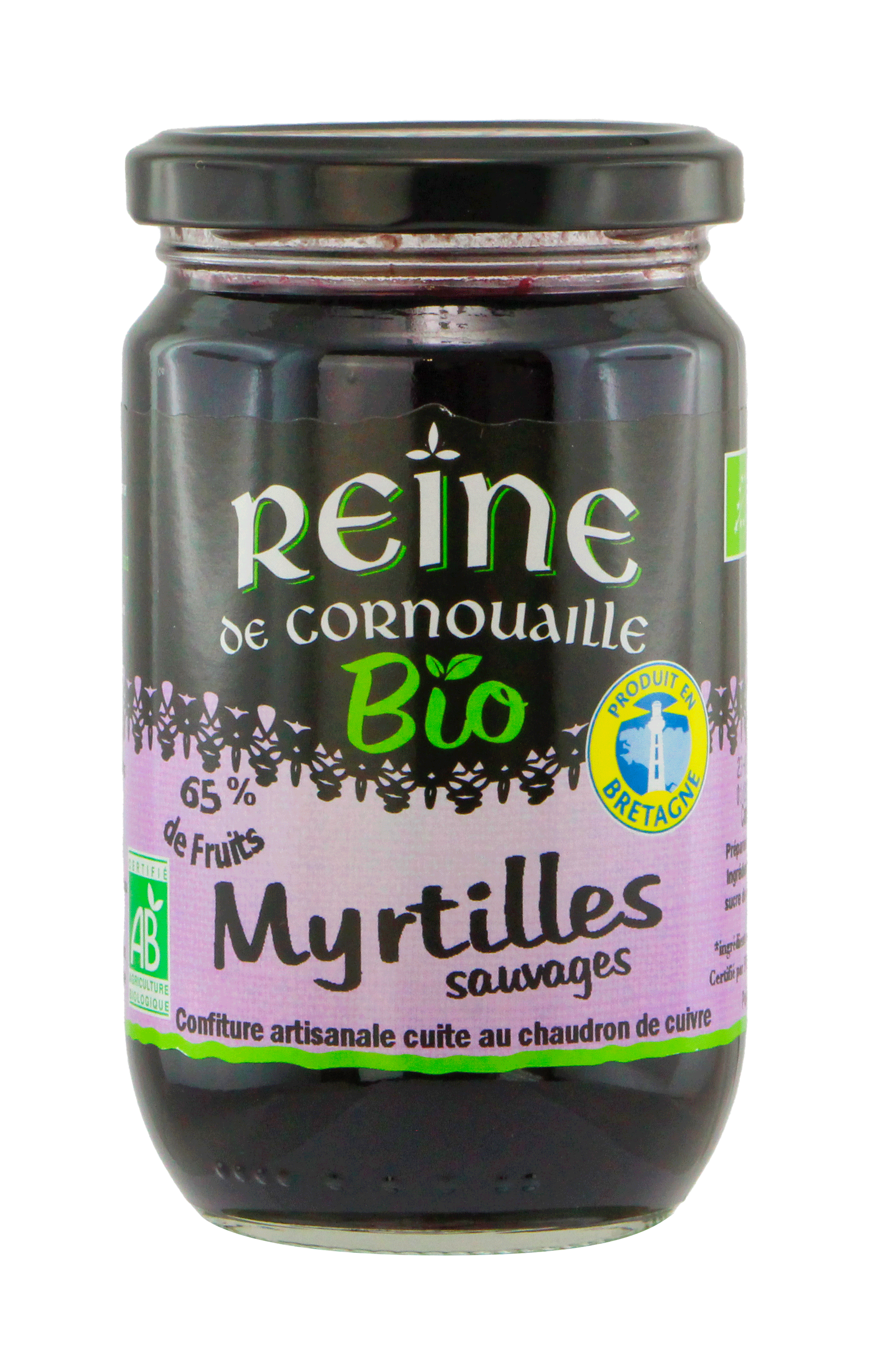 Confiture Bio de Myrtilles sauvages