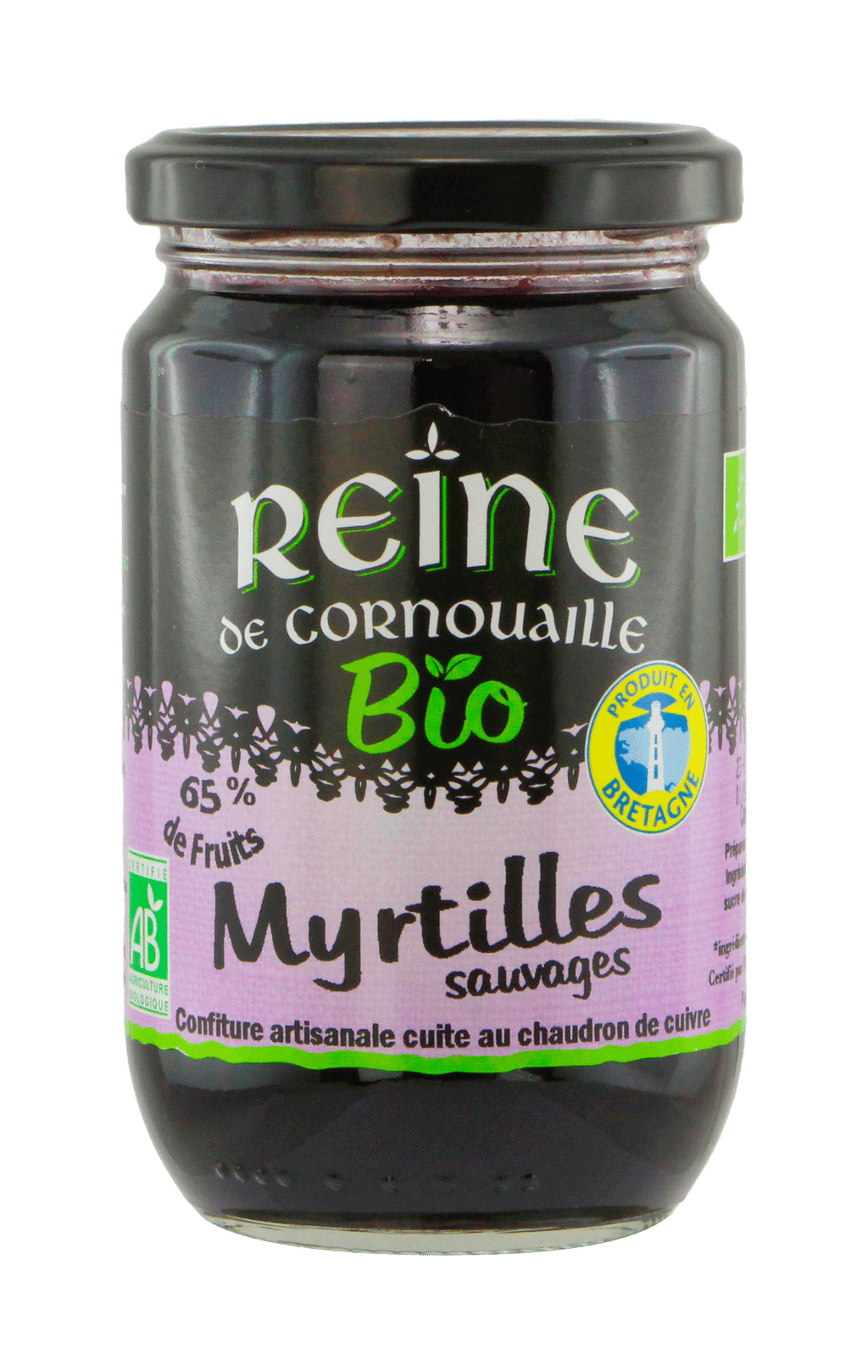 Confiture Bio de Myrtilles sauvages